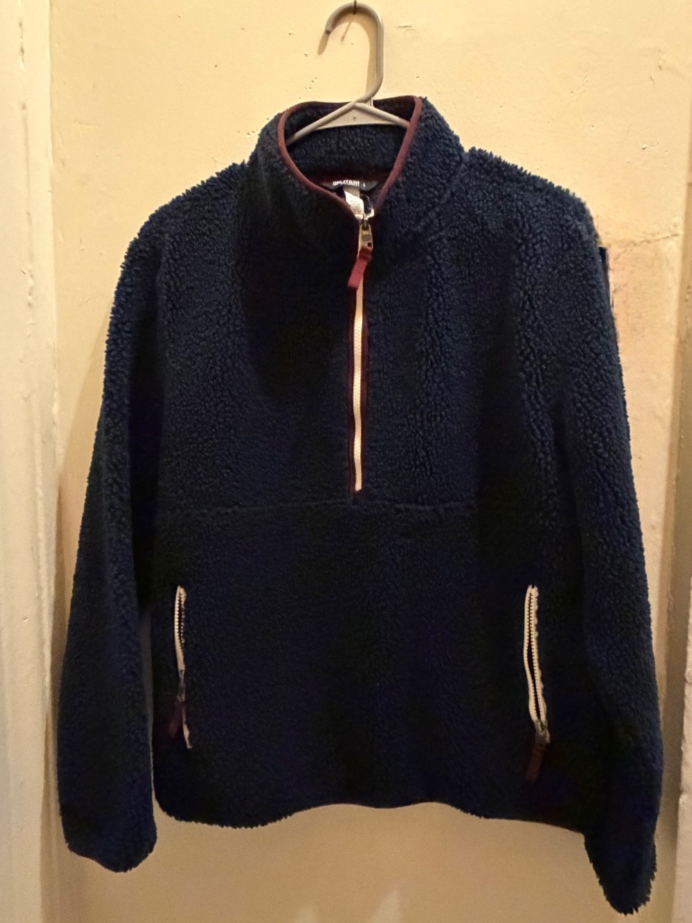 Womens SPLITS59 Navy Blue Fleece